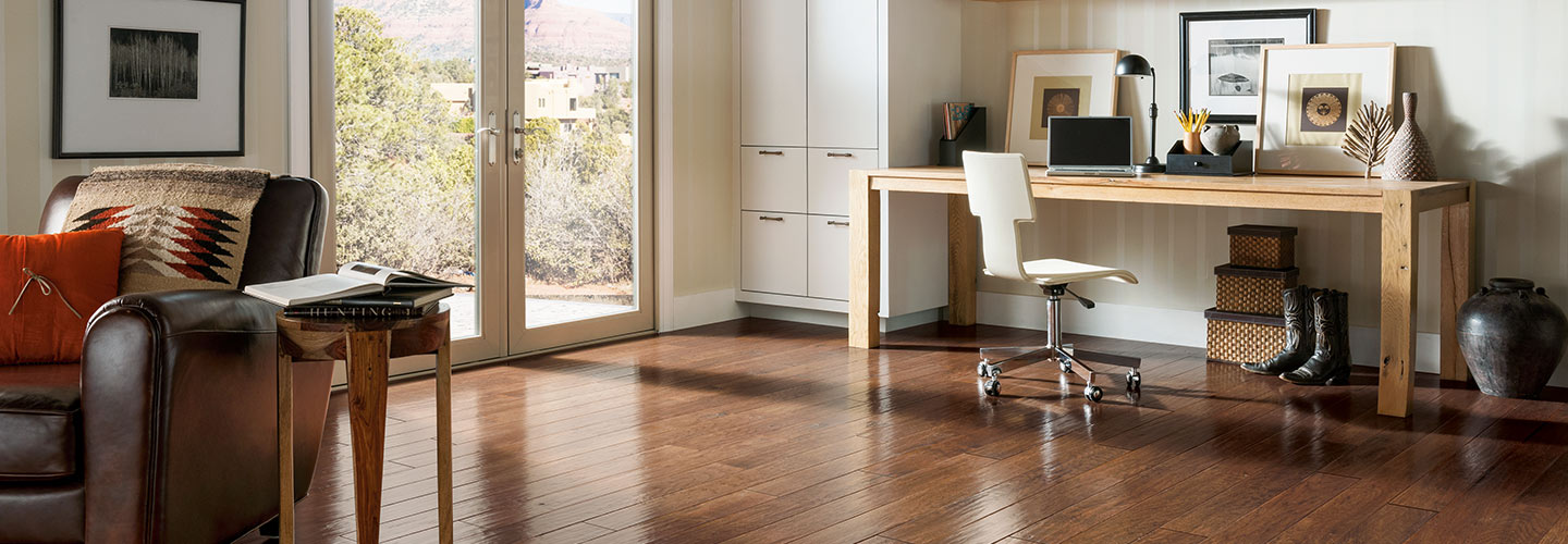 Hardwood floors are more comfortable