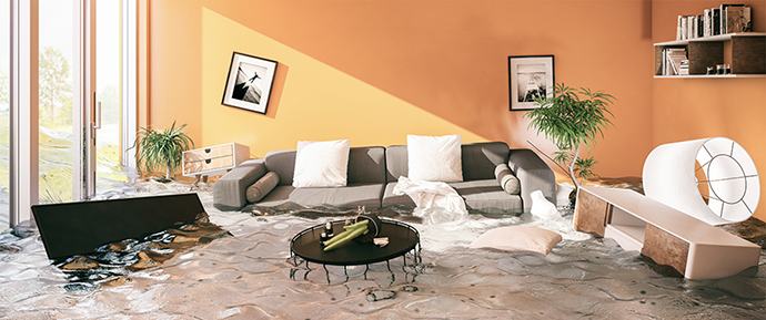 Home Renovations From Water Damage by Simmons Floor Covering in Denton, Frisco, and North Tarrant County, Texas