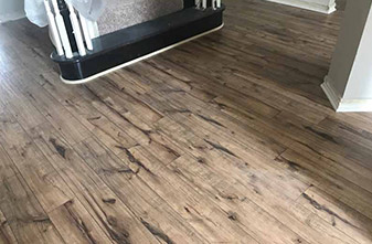 Shaw Laminate - Style: Kendall - Color: Lumberjack Hickory - Location: Lantana, Texas 77226